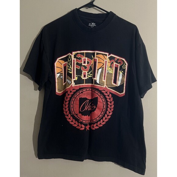 Ohio Sports Logo Black T-Shirt Men’s Size XL - Picture 1 of 3